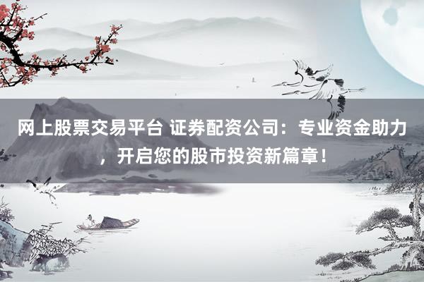 网上股票交易平台 证券配资公司：专业资金助力，开启您的股市投资新篇章！