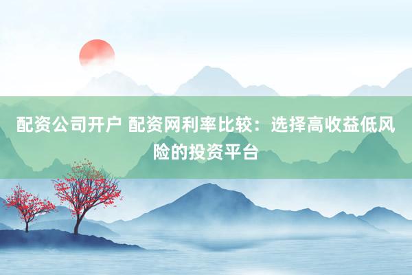 配资公司开户 配资网利率比较:选择高收益低风险的投资平台