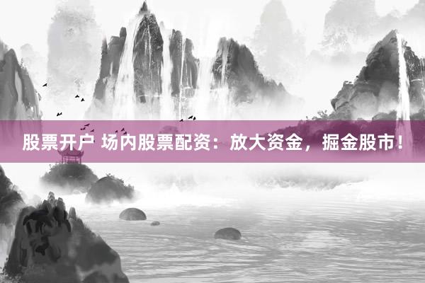 股票开户 场内股票配资：放大资金，掘金股市！